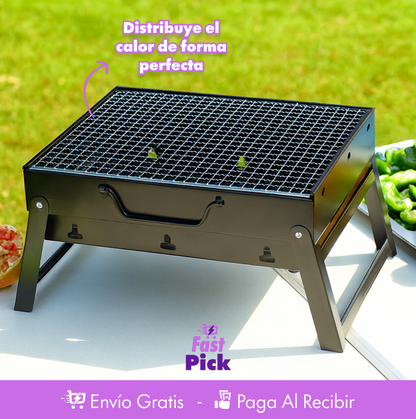 MiniGrill Go 🔥🍖 - El asado portátil para cualquier lugar y momento.
