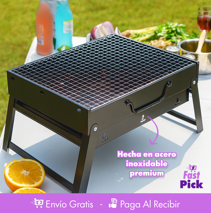 MiniGrill Go 🔥🍖 - El asado portátil para cualquier lugar y momento.