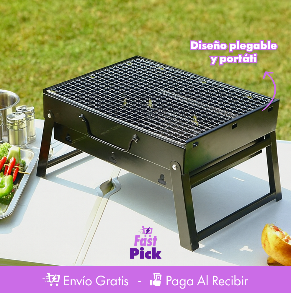 MiniGrill Go 🔥🍖 - El asado portátil para cualquier lugar y momento.