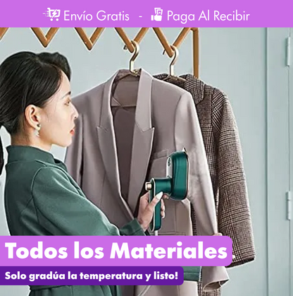 Mini Plancha 360° – Plancha Ropa al Instante Donde Estés 🔥